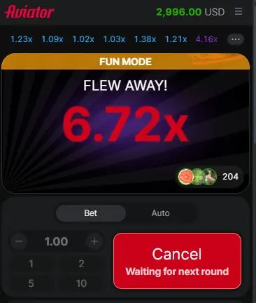 Aviator casino game