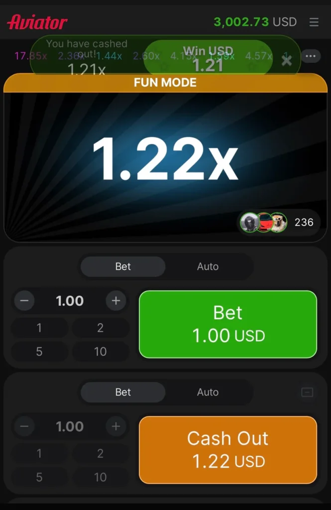  Aviator game online winning