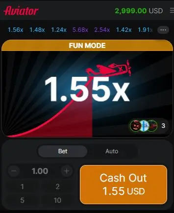 Play Aviator game online